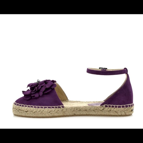 Jimmy Choo Purple Dylan Espadrilles - Picture 4 of 5